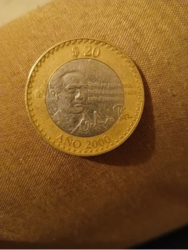 Moneda $20 Octavio Paz 