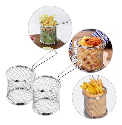 My Cesta Para Freír Patatas Fritas De Acero Inoxidable 2