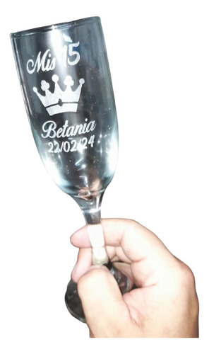 80 Copas De Champagne Grabadas Personalizadas Vino Boda 15