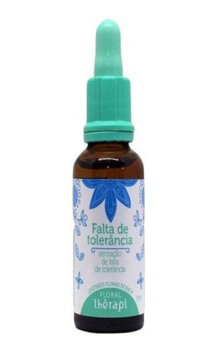 Floral De Bach - Falta De Tolerância - 30ml