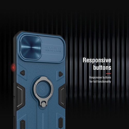 Capa Nillkin Camshield Armor Para iPhone 13 Pro Max 6.7 Pol.