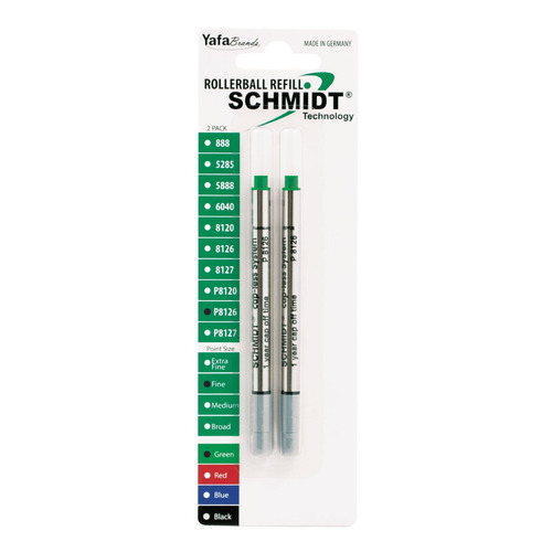 Schmidt P8126 Short Capless Rollerball Refill Fine Po (e8qm)