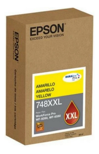 Cartucho De Tinta Impresora Epson T748 Xxl Original Colores