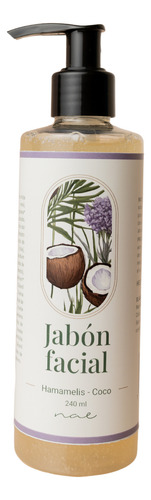 Jabón Facial Nae Hamamelis Agua De Coco 240ml