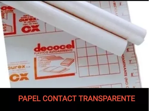 Rollo Papel Contact Transparente 20 Mts Curex Decocel