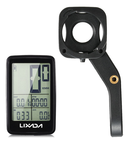 Velocímetro De Bicicleta Sem Fio Usb Recarregável Lixada