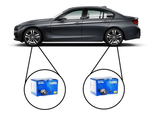 Kit Pastilha Dianteira + Traseira Bmw 328i Gp 2.0 2014