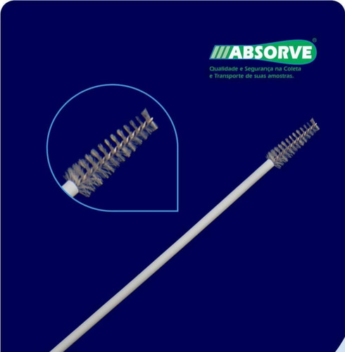 Escova Cervical Ginecológica Não Estéril Pacote 100un Absorv