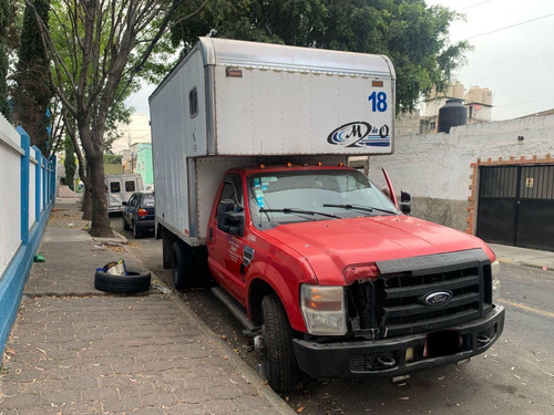 Ford F-350 Xl Chasis Cabina 2 Puertas Modelo 2010 Color Rojo