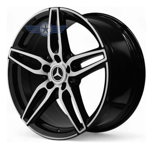 4 Rines 18 Deportivos 5-112 Excelentes Mercedes Benz Audi Vw Black Machine