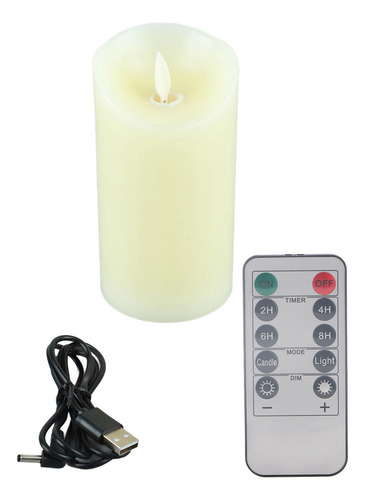 Velas Led Recargables, Simulación, Alto Brillo, Romanticismo