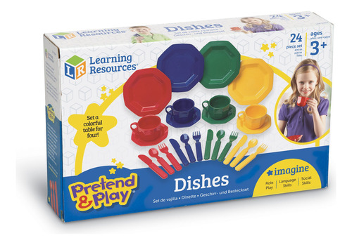 Learning Resources Platos, Tazas Y Platillos Juego De Imitación