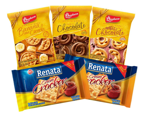 Kit Biscoitos Em Sache Cream Cracker Amanteigados 150 Und