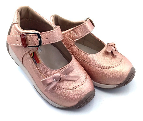 Zapatos Para Bebé Niña León Rosados Pocholin