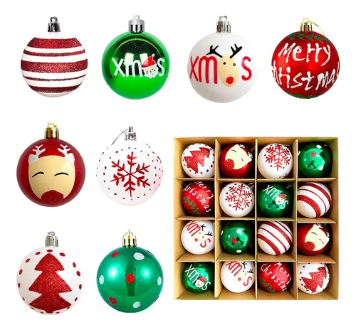 Esferas De Navidad, 40 Unidades Juego De Bolas De Navidad