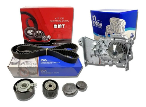 Kit Correa Distribucion + Tapones Levas + Bomba De Agua Renault Duster - Symbol 1.6 16v K4m