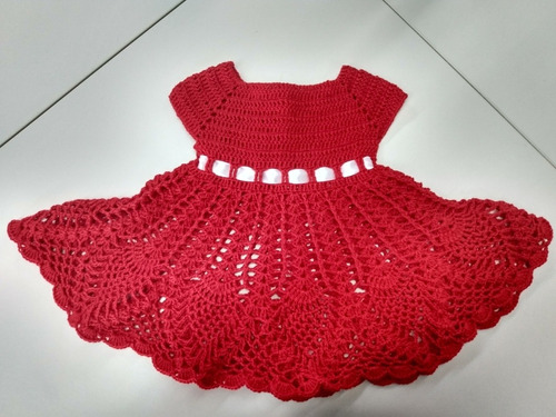 vestidinho para bebê de crochê