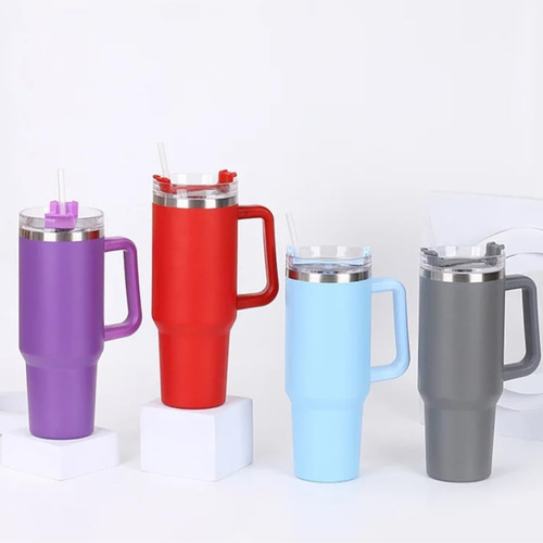 Copo Térmico Com Canudo E Alça 1200ml Neymar