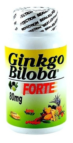 Gingko Biloba Forte X 50 Cápsulas , 80mg