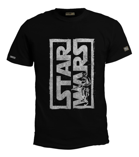 Camiseta Star Wars 2xl - 3xl Estampada Hombre Zxb