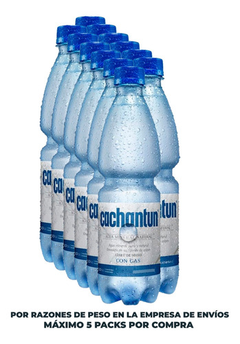 Cachantun 500cc Con Gas - Pack 12 Botellas
