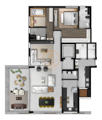 Apartamento Com 3 Dormitório(s) Localizado(a) No Bairro Campo Belo Em São Paulo / São Paulo - 3435:906971
