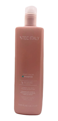 Shampoo Post Color 1000 Ml Tec Italy Cabello Teñido