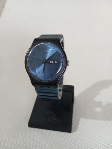 Swatch Mystery Life Unisex Suob707a. Azul Negro Azul (Usado)