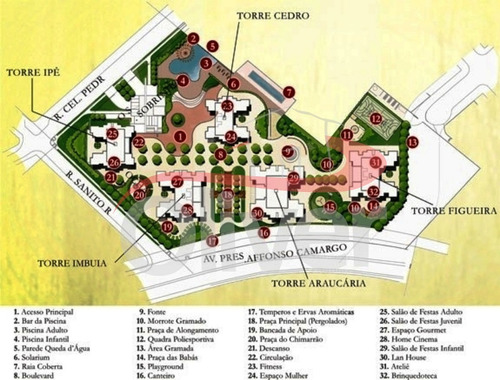 Imagem 30 de 30 de Botânica, Torre Figueira, Apartamento 4 Dormitorios, 2 Vagas De Garagem, Cristo Rei, Curitiba, Parana - Ap00295 - 32990090