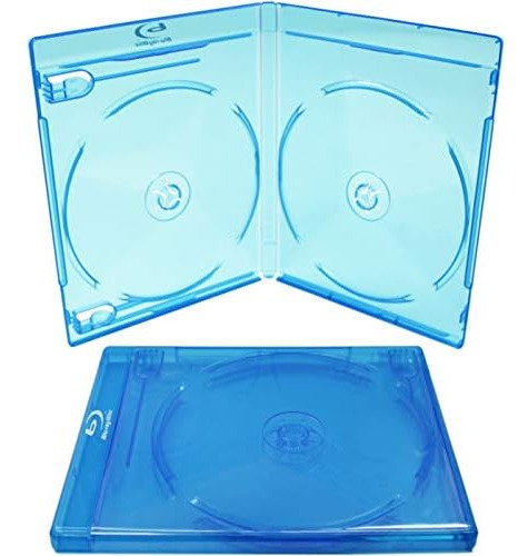 (10) Cajas Estándar Dobles Vacías De Repuesto Azules ...