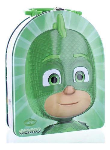 Pj Masks - Estuche De Metal Gekko 607007