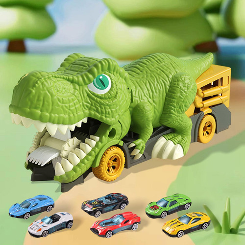 Coches Devoradores De Dinosaurios 6 Coches Pequeños