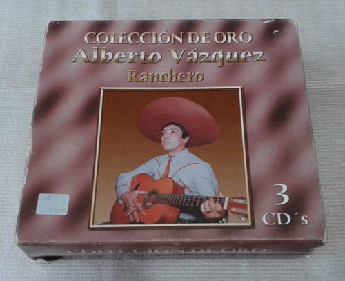 Alberto Vazquez Ranchero : Coleccion De Oro Caja Con 3 Cds
