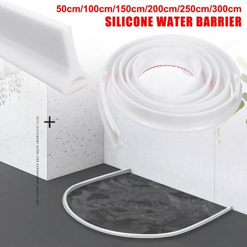 Baño De Ducha Con Barrera De Agua A Rayas Impermeables