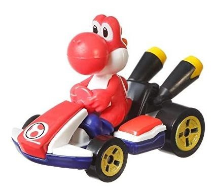 Ruedas Calientes Mario Kart Rojo Yoshi Super 93tmp