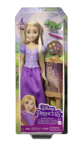 Muñeca Princesa Rapunzel Historias De Arte Con Accesorios