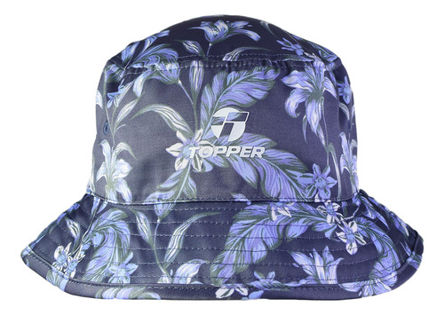 Gorro Topper Bucket Hat Ii Azul Crown Flowers