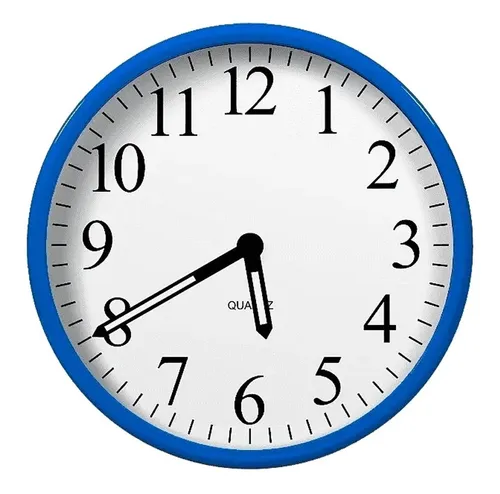 Reloj Analogico Redondo Plastico De Pared Colores Cuotas sin inter s