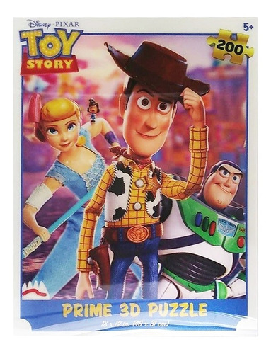 Puzzle 3d 200pc Disney Toy Story 4 Woody Buzz Lightyear Febo