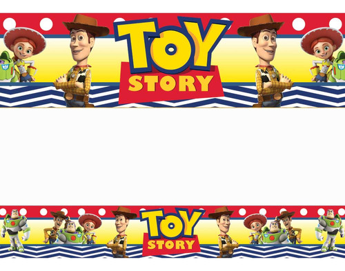 Faixa Decorativa Border Toy Story 5 M Por 15 Cm