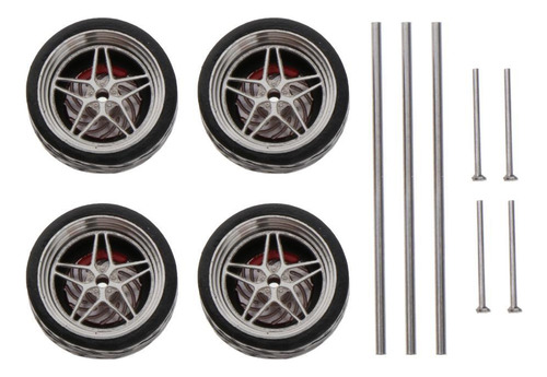 Rodas De Veículos De Escala 1/64 Para Modelos De Carros