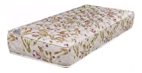 Colchon 1 1/2 Plaza Y Media Resortes Matelaseado Fabrica Color Gris