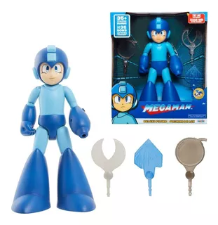 Megaman Deluxe Figura E Acessórios Com Luz E Sons