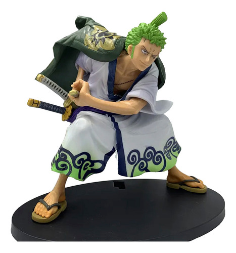 Zoro One Piece Figura Batalla De Coleccion Samurai Kimono