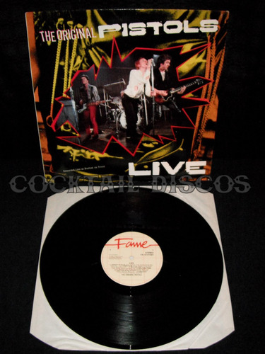 Sex Pistols - The Original Pistols Live Re-edición Uk 1986