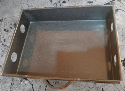 Brasero Enlozado De Mesa Sin Uso