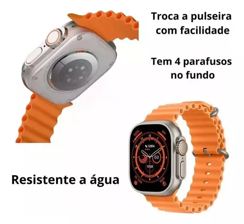 SMARTWATCH W68 ULTRA Série 8 - Como Baixar novas Watch faces e Colocar Foto  com o APP MACTIVEPRO 