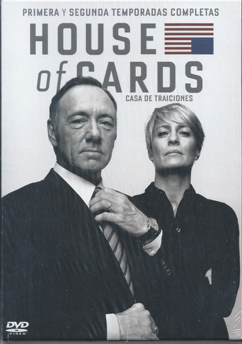 House Of Cards 1ª Y 2ª Temporada Dvd Nacional Slipcover Prse