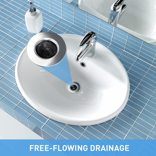 2 Coladores De Drenaje For Fregadero De Baño,
