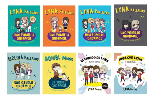 Pack Team Familia Anormal - Lyna Vallejos - 8 Libros 